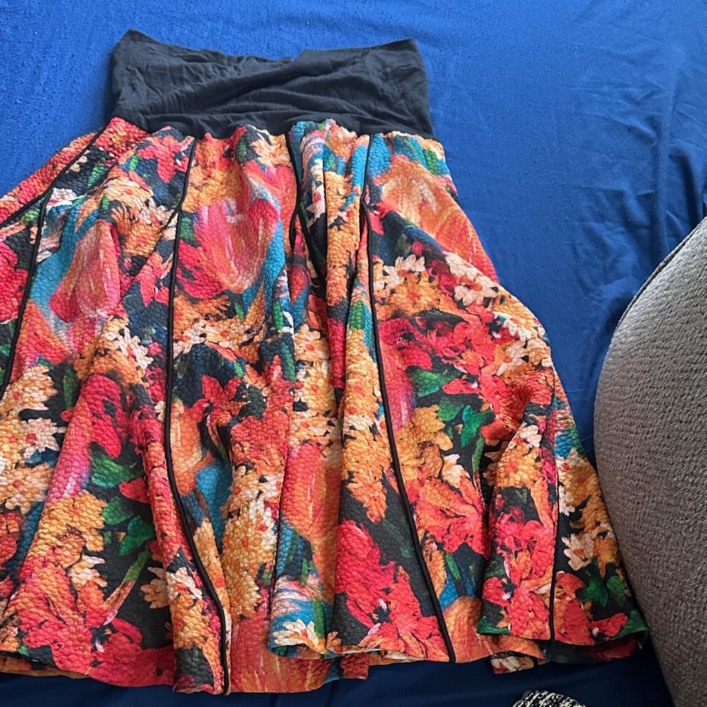 Floral Multicolor Women's Skirt